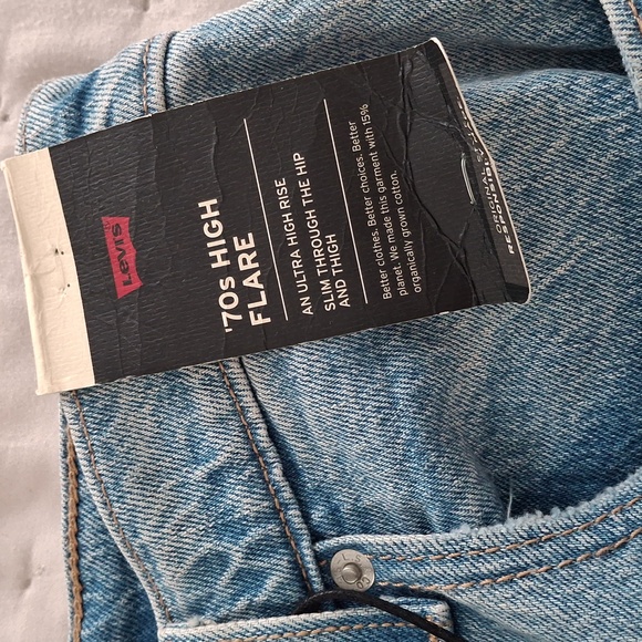 📢 SALE Levi's 70s High Flare Jeans You and I Nwt Sz 30 - Picture 9 of 14